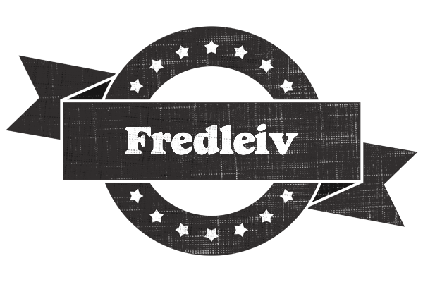 Fredleiv grunge logo