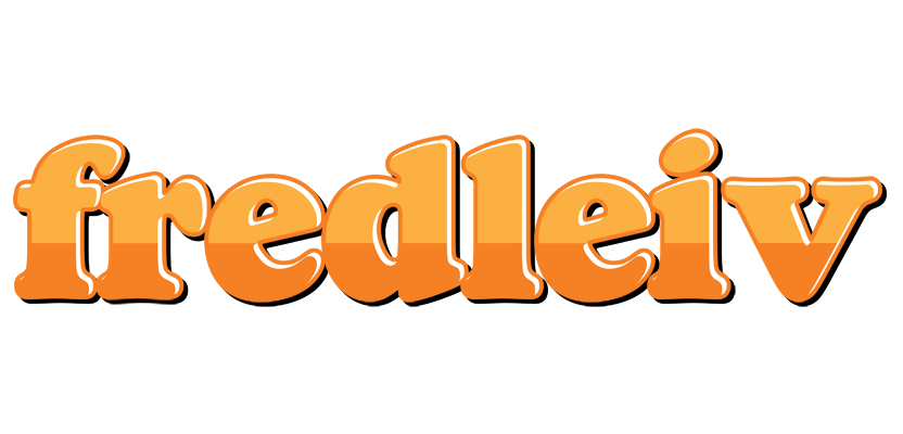 Fredleiv orange logo