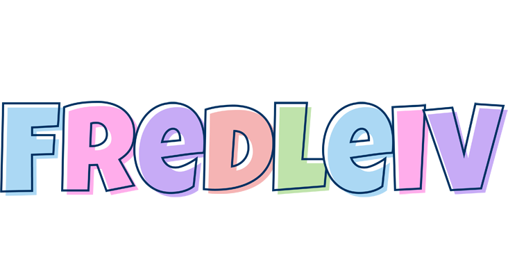 Fredleiv pastel logo