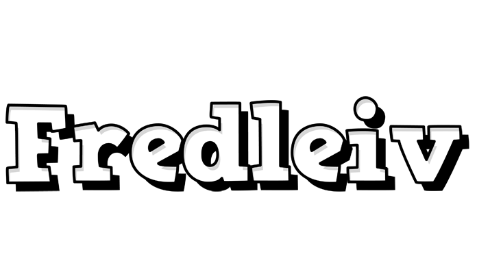 Fredleiv snowing logo