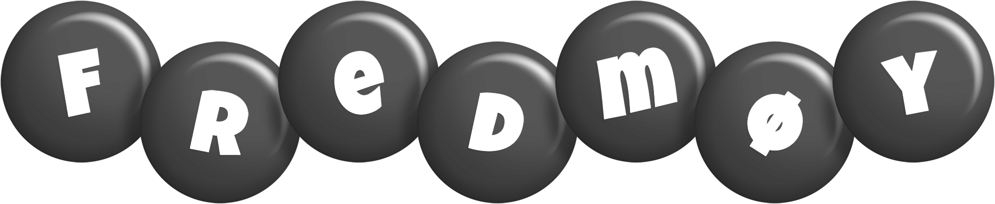Fredmøy candy-black logo