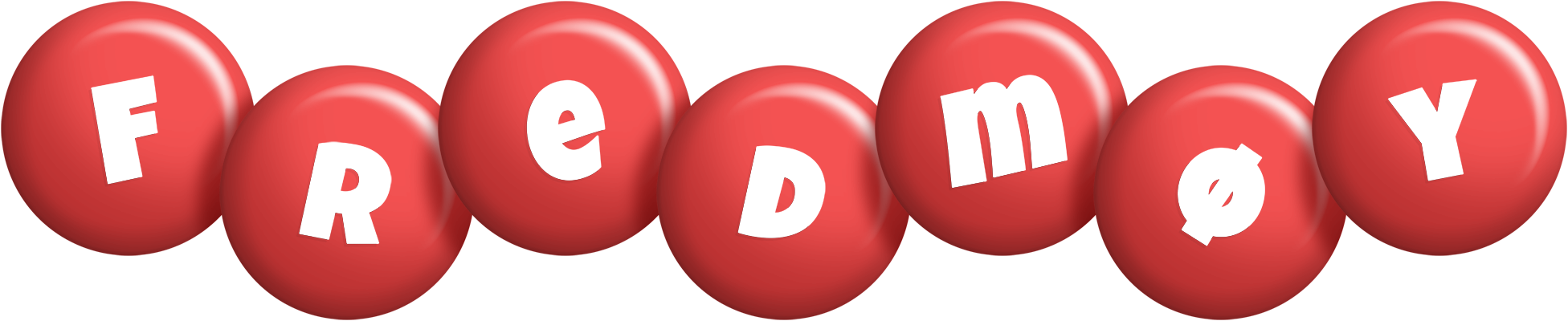 Fredmøy candy-red logo