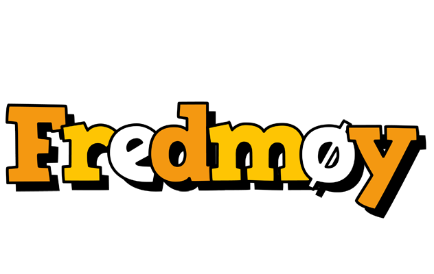 Fredmøy cartoon logo