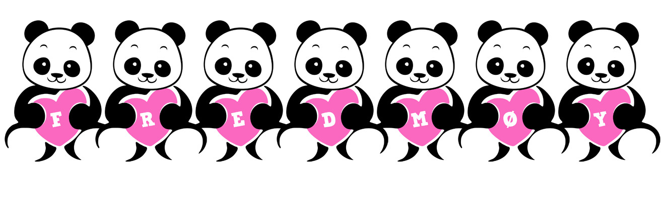 Fredmøy love-panda logo