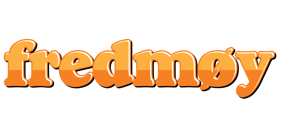 Fredmøy orange logo