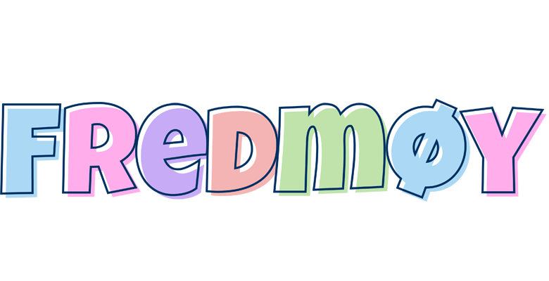 Fredmøy pastel logo