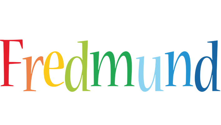 Fredmund birthday logo