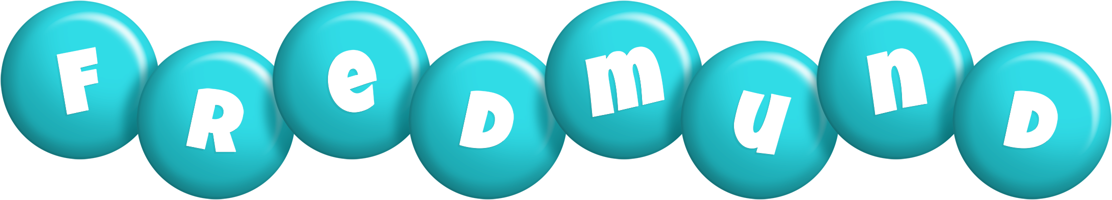 Fredmund candy-azur logo