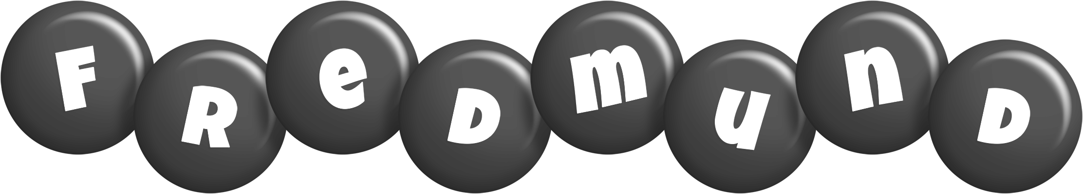Fredmund candy-black logo
