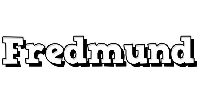 Fredmund snowing logo