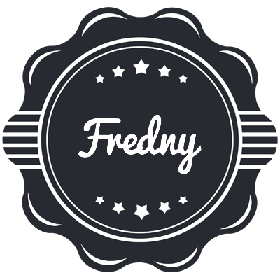 Fredny badge logo
