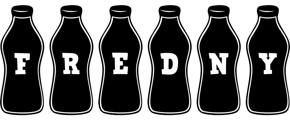 Fredny bottle logo