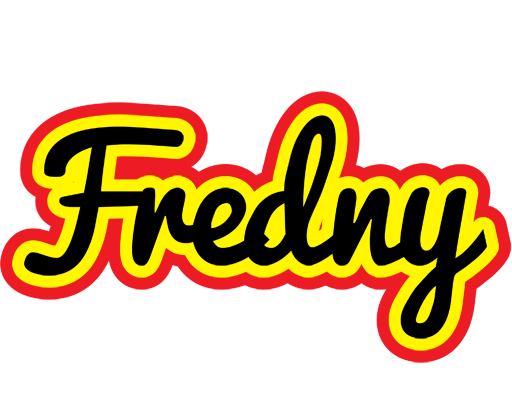 Fredny flaming logo