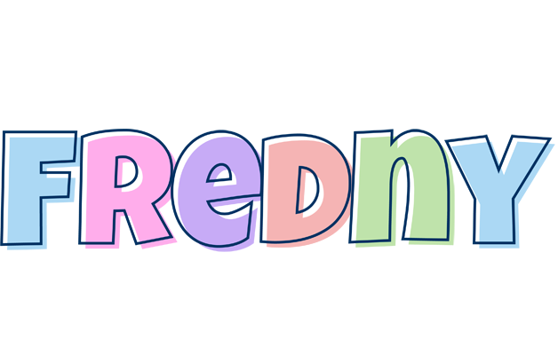 Fredny pastel logo