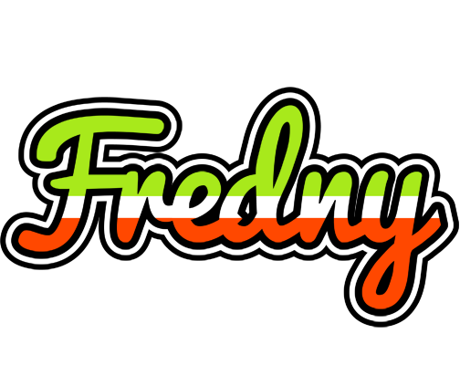 Fredny superfun logo