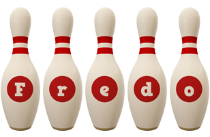 Fredo bowling-pin logo