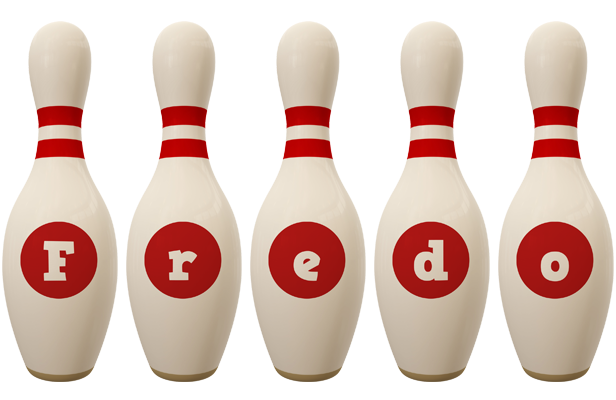 Fredo bowling-pin logo