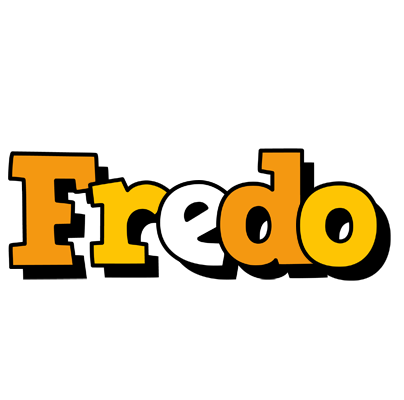 Fredo cartoon logo