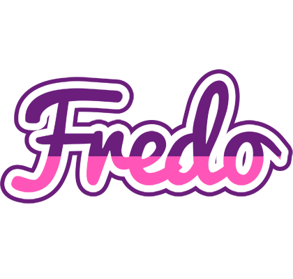 Fredo cheerful logo