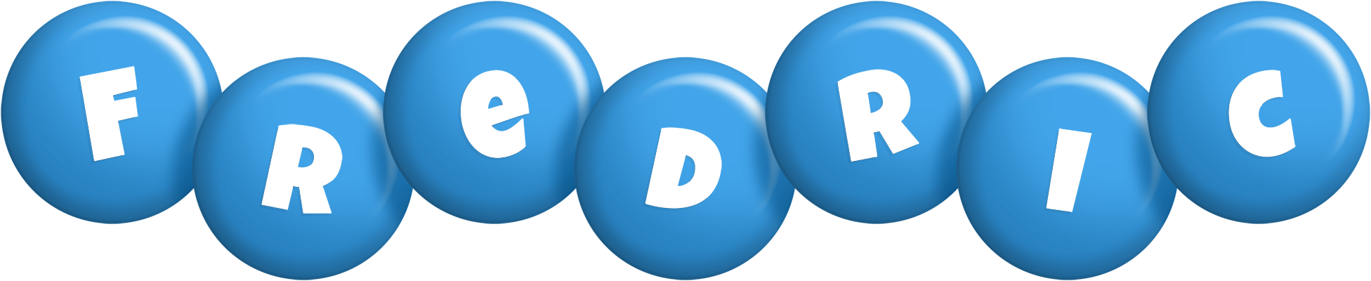 Fredric candy-blue logo