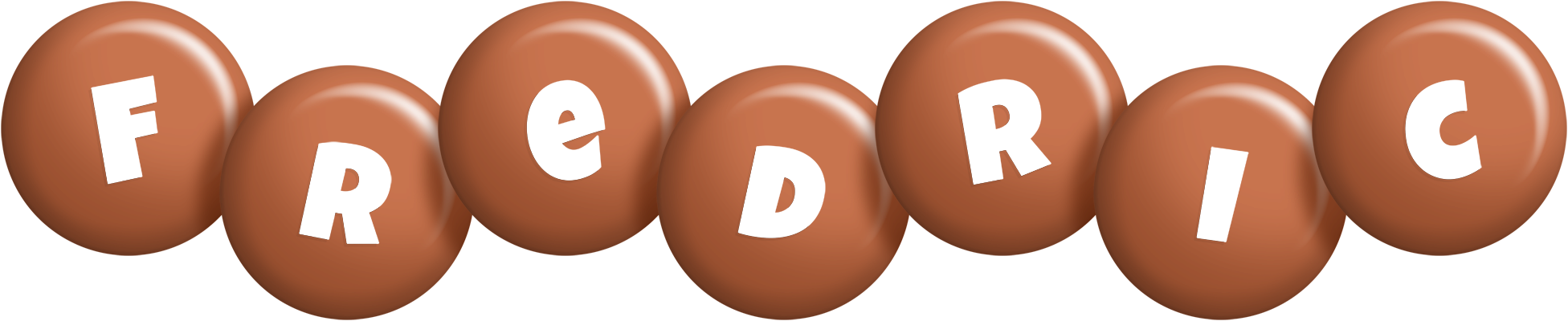 Fredric candy-brown logo