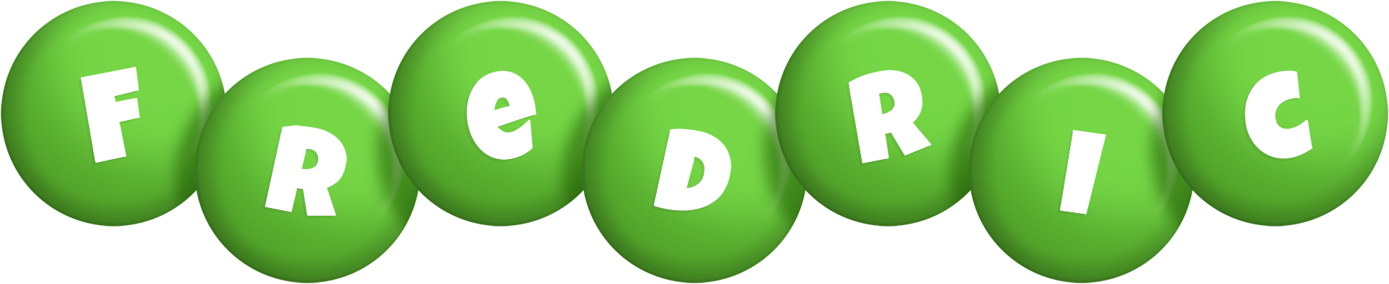Fredric candy-green logo
