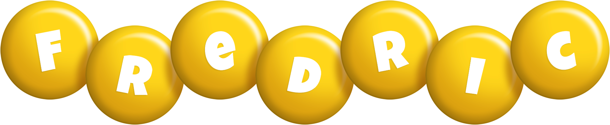 Fredric candy-yellow logo