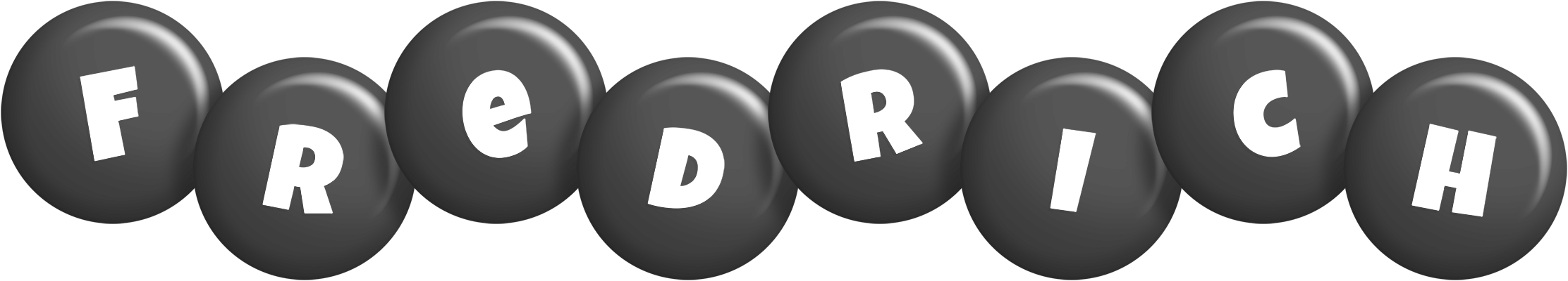 Fredrich candy-black logo