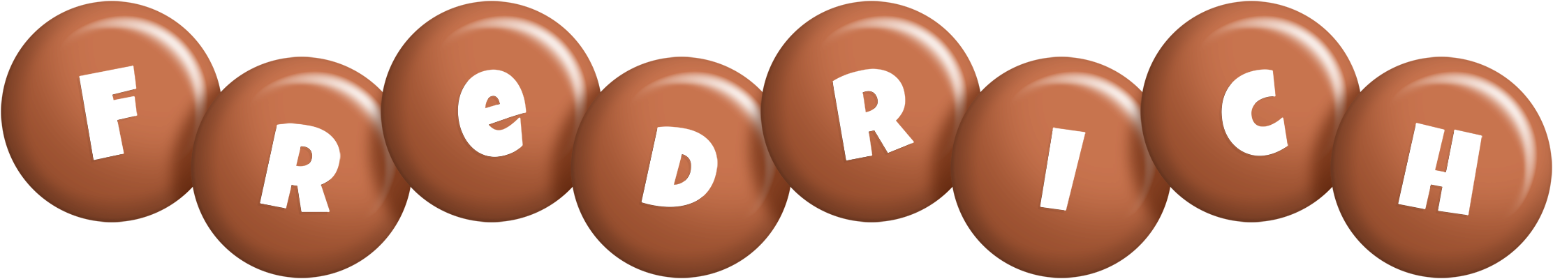 Fredrich candy-brown logo