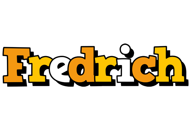 Fredrich cartoon logo