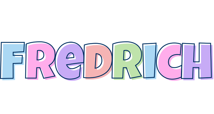 Fredrich pastel logo