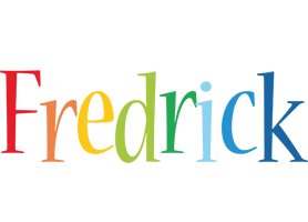 Fredrick birthday logo