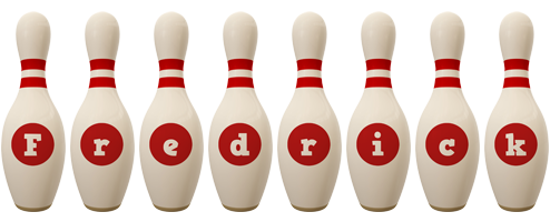 Fredrick bowling-pin logo