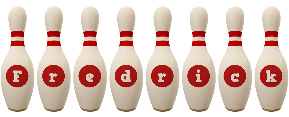 Fredrick bowling-pin logo