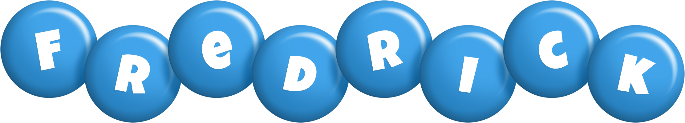 Fredrick candy-blue logo