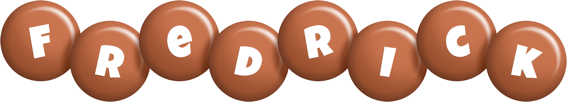 Fredrick candy-brown logo