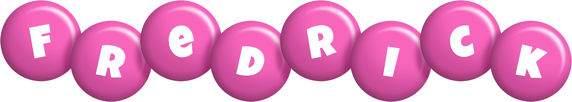 Fredrick candy-pink logo