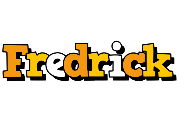 Fredrick cartoon logo