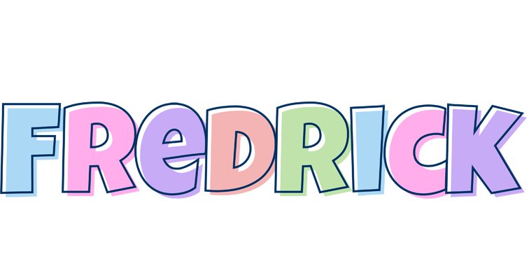 Fredrick pastel logo