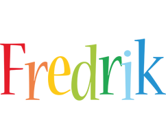 Fredrik birthday logo