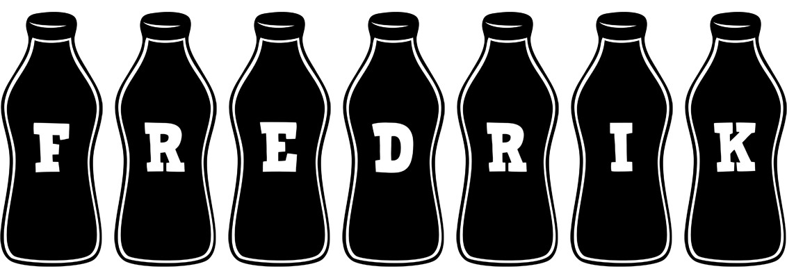 Fredrik bottle logo