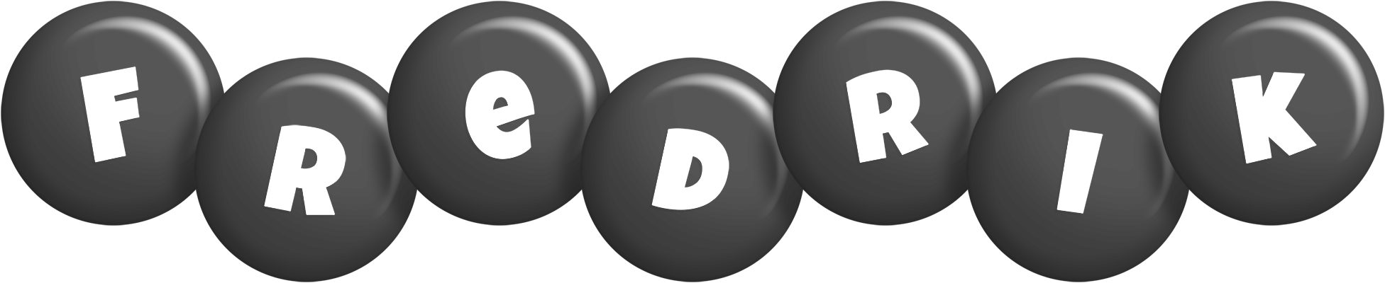 Fredrik candy-black logo