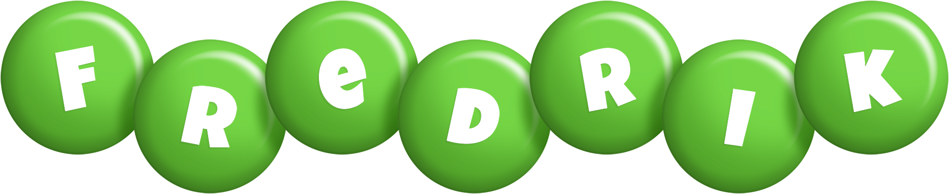 Fredrik candy-green logo