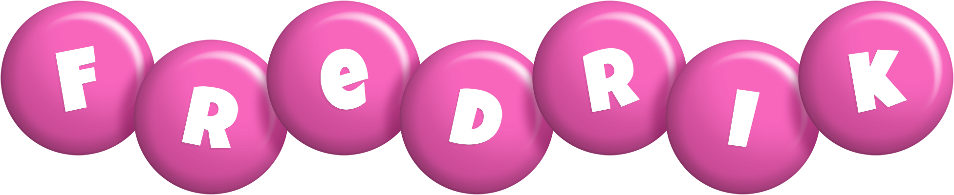 Fredrik candy-pink logo