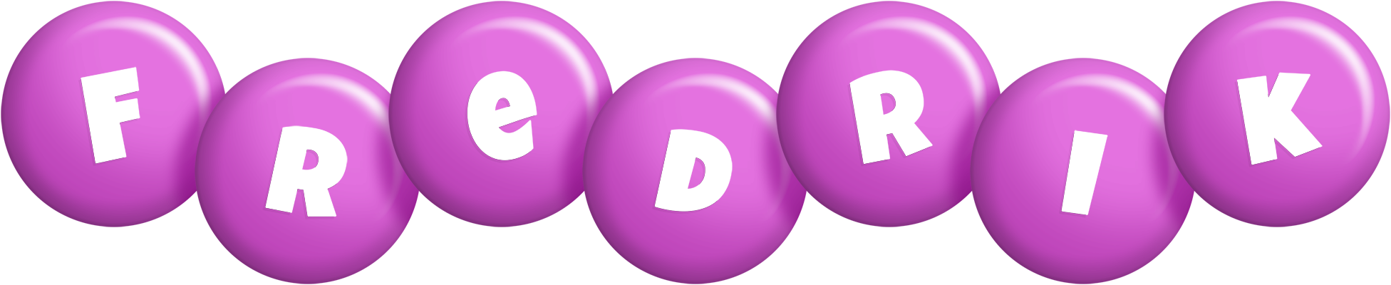 Fredrik candy-purple logo