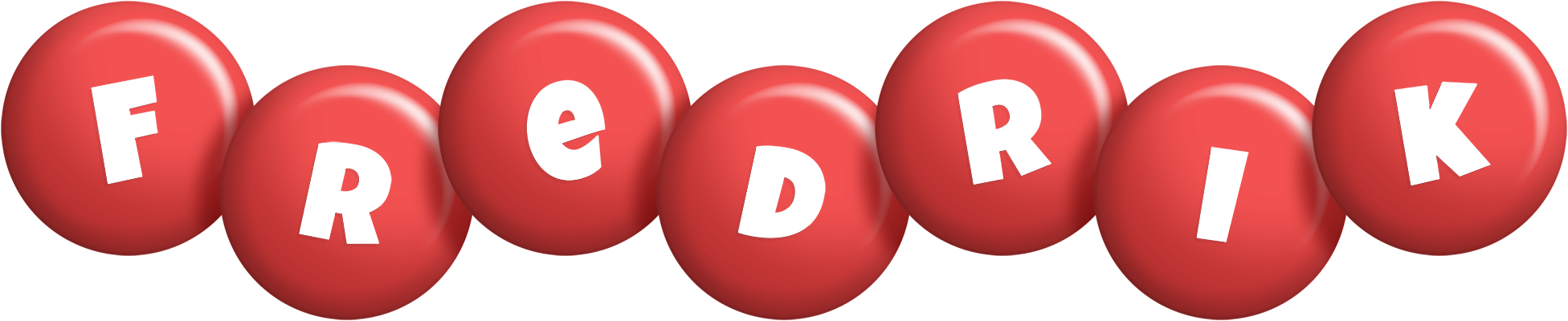 Fredrik candy-red logo
