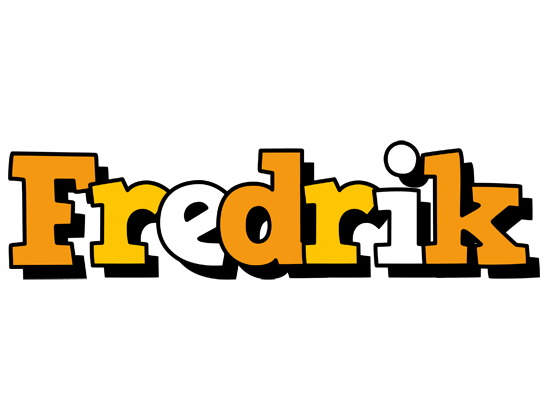 Fredrik cartoon logo