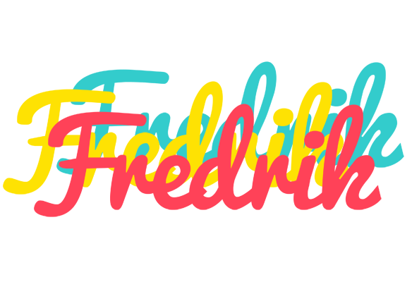 Fredrik disco logo