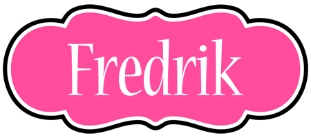 Fredrik invitation logo