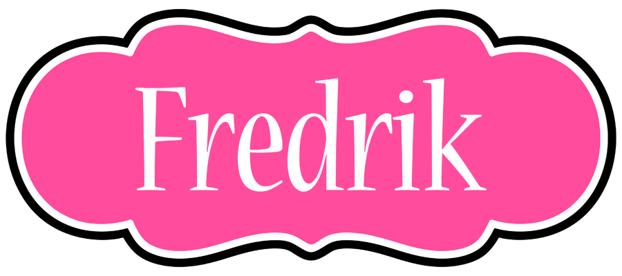Fredrik invitation logo